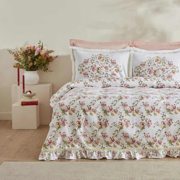 Portfolio Home Harvard Stripe Grijs Dubbel Dekbed Set