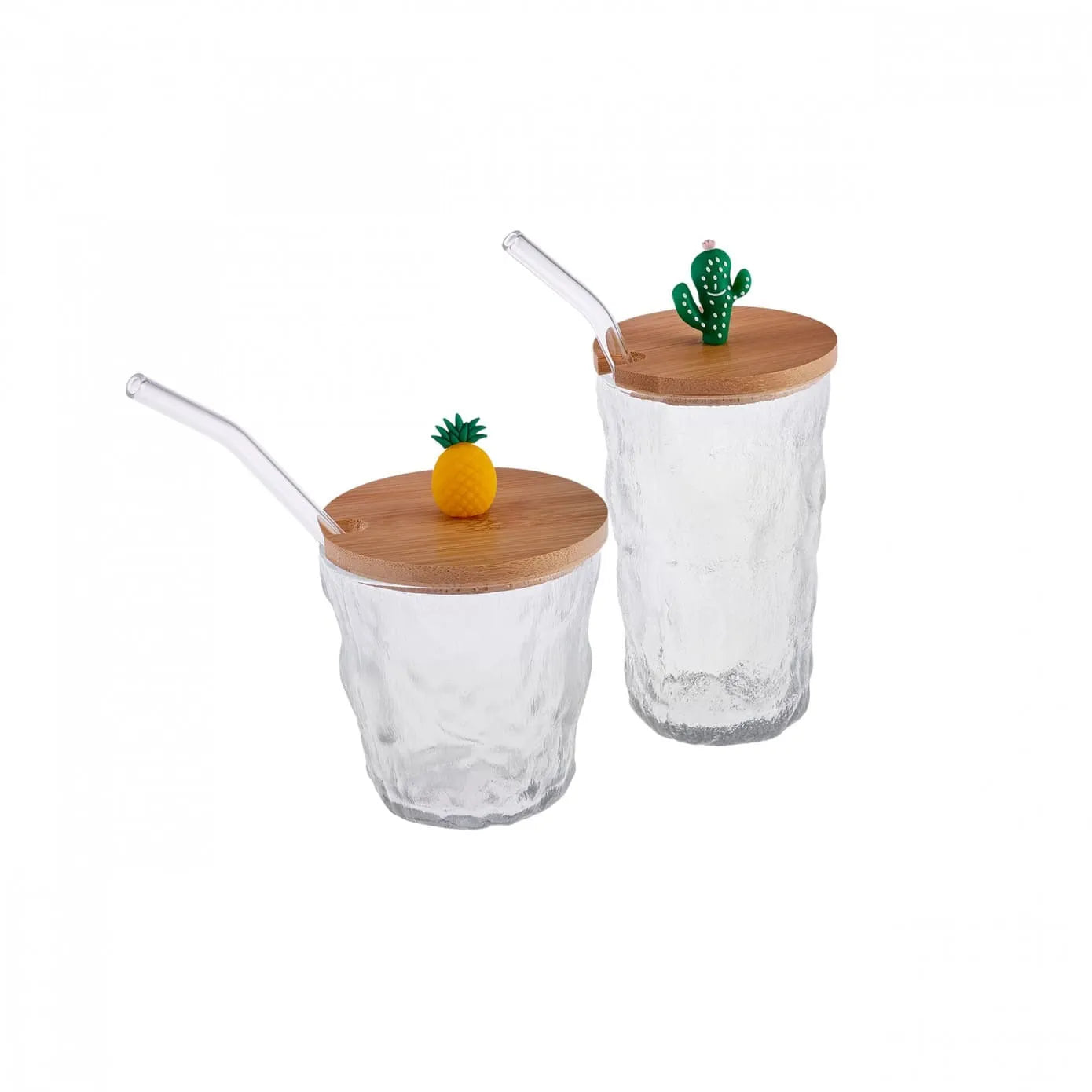 Karaca Glacier Straw Cup Set, 2 Piece Karaca Netherlands