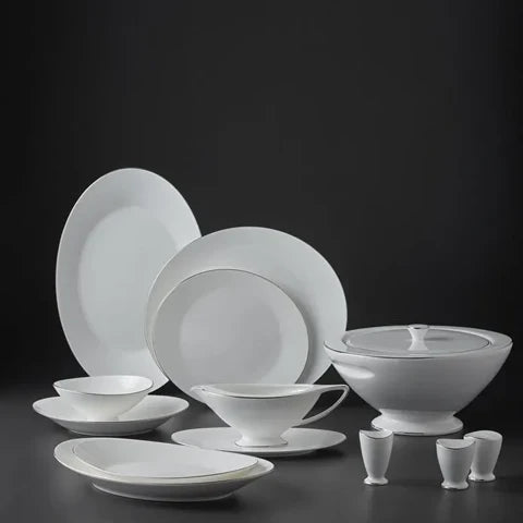 Jumbo Moon Platina 64-Delig Serviesset Voor 12 Personen