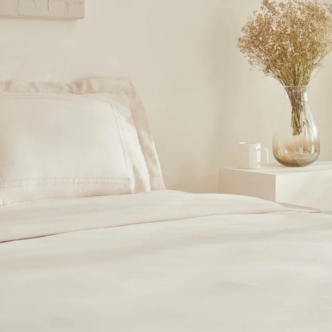 Karaca Home White Collection Felves 100% Katoen Tweepersoons Dekbed Set Beige