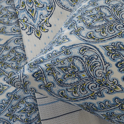 Sarah Anderson Aria Tweepersoons Dekbedovertrekset Met Gratis Sprei Blauw