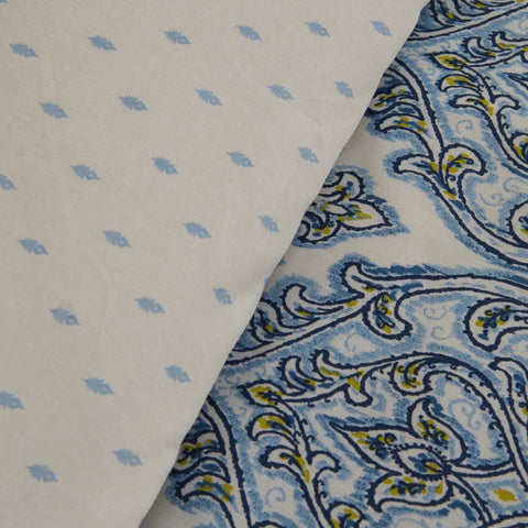 Sarah Anderson Aria Tweepersoons Dekbedovertrekset Met Gratis Sprei Blauw