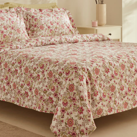 Karaca Home Molly 100% Katoen Dubbel Piqué Set Roze