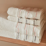 Karaca Home Dena 100% Katoenen Familie Badkamer Set Offwhite