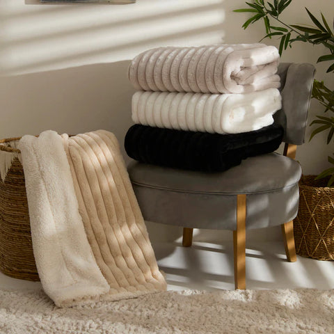 Karaca Rabbit Sherpa TV Deken Beige