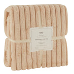 Karaca Stripe Sherpa Ecru Deken 150x200 cm