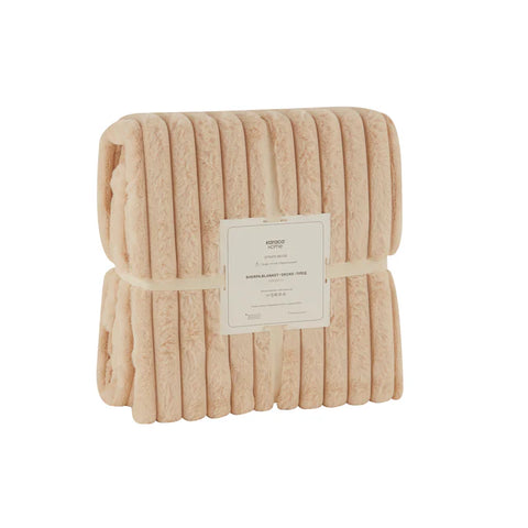 Karaca Rabbit Sherpa TV Deken Beige