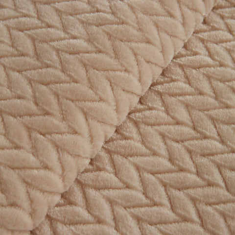 Karaca Leaves Ecru Tweepersoonsdeken 200x220