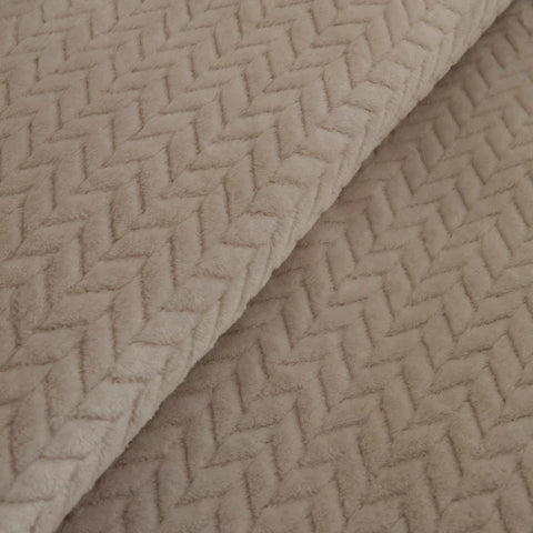 Karaca Leaves Grijze Eenpersoonsdeken 150x200