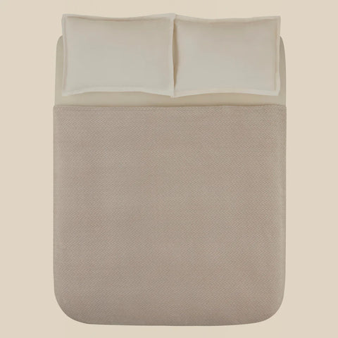 Karaca Leaves Grijze Tweepersoonsdeken 200x220