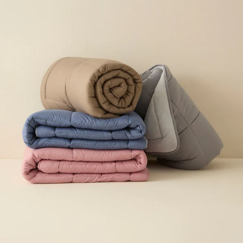 Karaca Double Face Dekbed Beige-Mokka 155x220