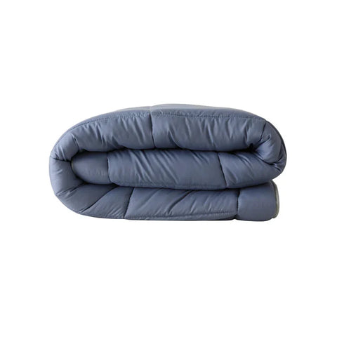 Karaca Home Double Face Dekbedovertrek, 200x200 cm, Blauw-Mint