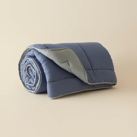 Karaca Dubbelzijdig Dekbed Blauw-Mint 155x220