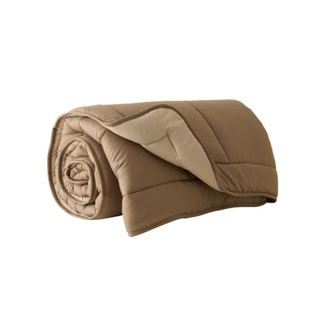 Karaca Double Face Dekbed Beige-Mokka 155x220