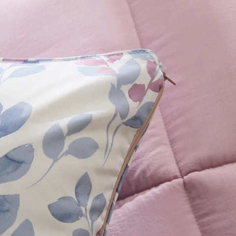 Karaca Leaf Multicolor Eenpersoons Dekbedovertrekset 135x200+50x70