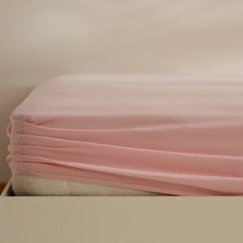 Karaca Home Jersey Hoeslaken, 160x200+30 cm, Oudroze