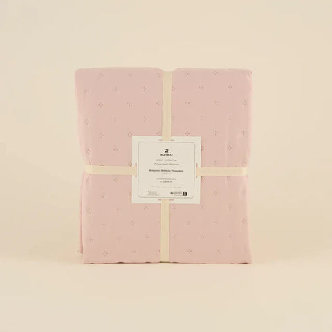 Karaca Home Breezy Sprei, Eenpersoons, Poederroze