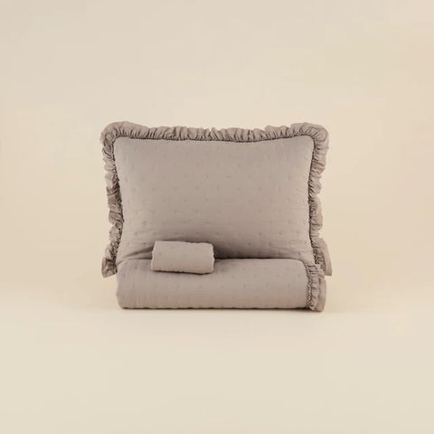 Fiona Sprei Set Grijs 230x240 cm + 2 (50x70 cm)