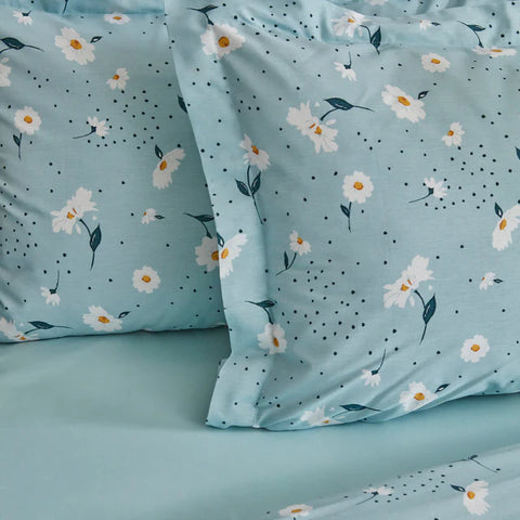 Karaca Daisy 100% Cotton Single Bed Duvet Cover Set, Mint


 

