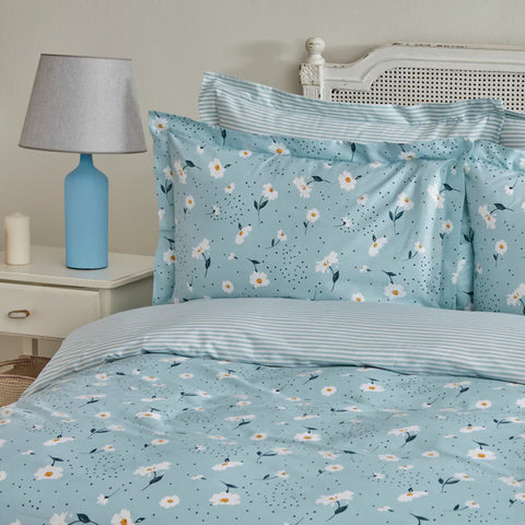 Karaca Daisy 100% Cotton Single Bed Duvet Cover Set, Mint


 

