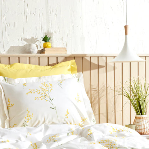 Karaca Loretta 100% Cotton Double Piqué Set, Yellow
 