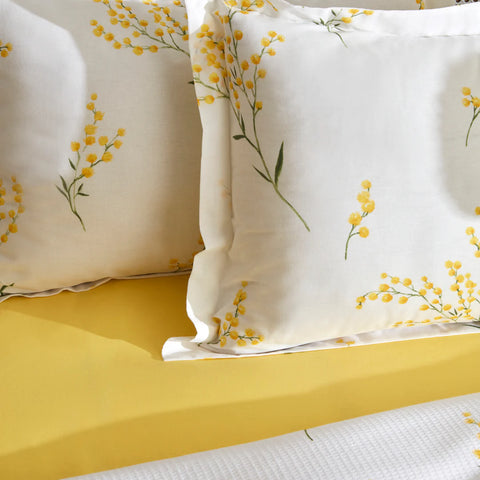 Karaca Loretta 100% Cotton Single Bed Piqué Set, Yellow
 