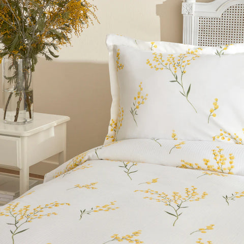 Karaca Loretta 100% Cotton Double Piqué Set, Yellow
 