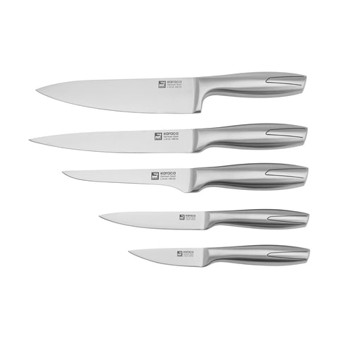 Karaca Meister Hamburg 6-Piece Knife Set with Stand