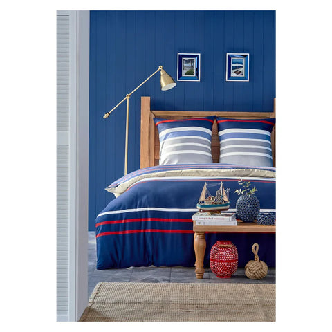 Nautica Bradford Dekbedovertrekset Eenpersoons, 135x200, 80x80