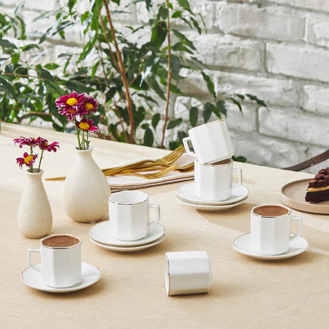 Karaca Vezir 6-Person Coffee Cup Set 80 Ml – Karaca Netherlands