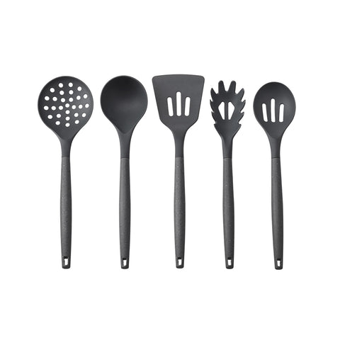 Karaca Gusto, 12-delige Messenset met Snijplank en Serveerplank, Grijs