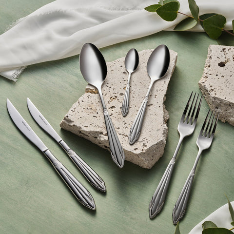 Karaca Elegance Mantilla Platin 12-Persoons 84-Delig Bestekset