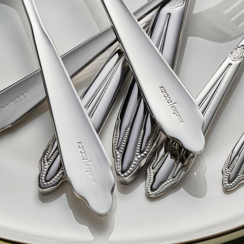 Karaca Elegance Mantilla Platin 12-Persoons 84-Delig Bestekset