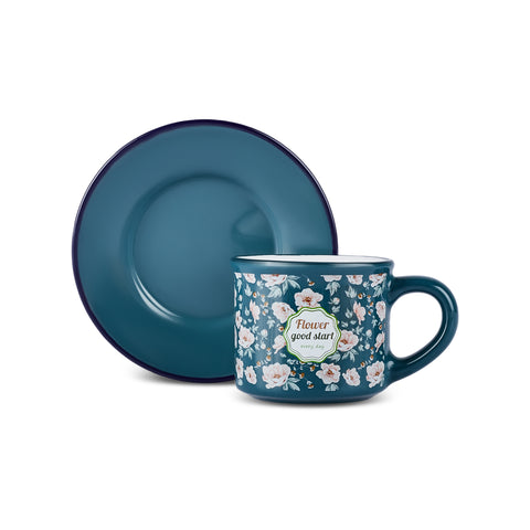 Karaca Monet Espressokopjes-Set voor 4 Personen, 60 ml, 8-delig