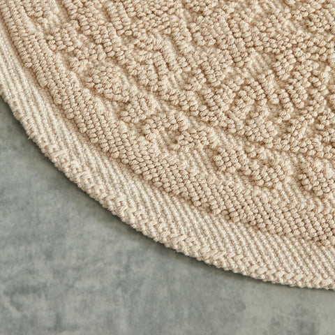 Karaca Home Vista Oval Deurmat 90x60 cm Ecru