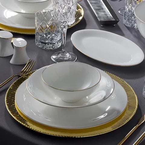 Jumbo Golda 61-Piece Dinner Set For 12 Persons