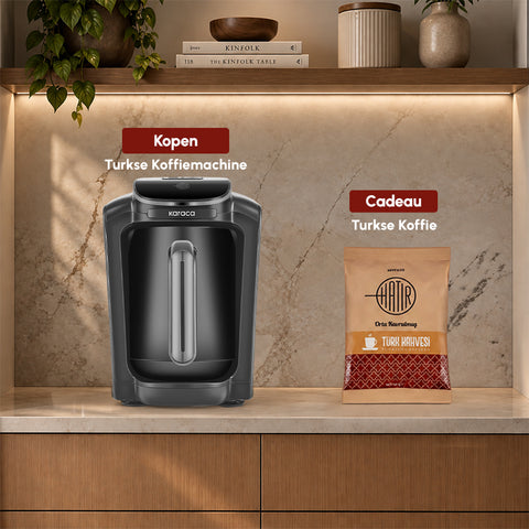Karaca Hatır Neo Turkish Coffee Machine with Milk – Space Grey