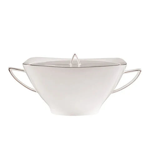 Jumbo Wind Platinum 64-Piece Dinner Set For 12 Persons – Square