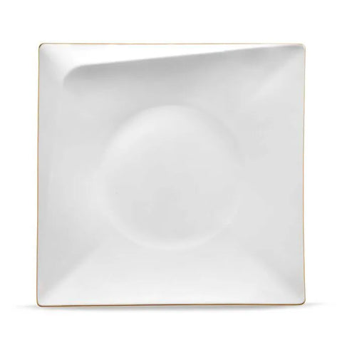 Jumbo Fold Gold 58-Piece Square Dinner Set for 12 Persons