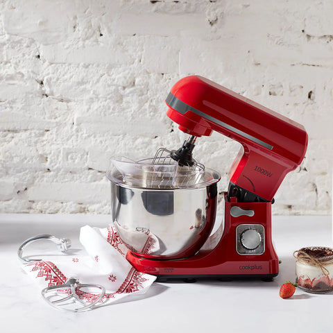 Cookplus Quick Chef 1001 keukenmachine, rood 1000 W