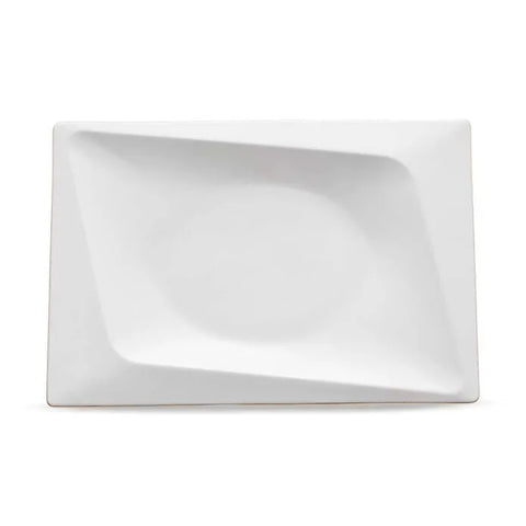 Jumbo Fold Gold 58-Piece Square Dinner Set for 12 Persons