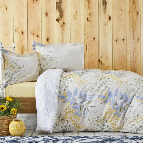 Karaca Home Eldora Gold 10 Pieces Dowry Set-Duvet Cover: 100% Cotton Blanket: 100% Polyester Bedspread: 100% Polyester Karaca Home Eldora Gold 10 Pieces Dowry Set-Duvet Cover: 100% Cotton Blanket: 100% Polyester Bedspread: 100% Polyester