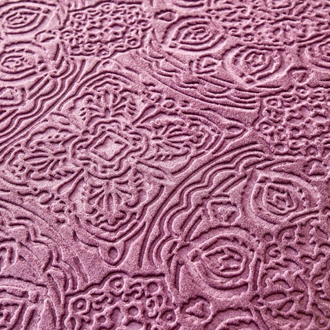 Karaca Home Scala Donkerpaars Dubbele Embossed Deken