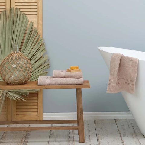 Karaca Home Daily Soft 100% Katoenen Gezichtsdoek 50x90 cm Beige