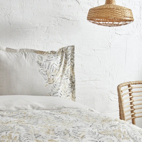 Karaca Bled Grijs 100% Katoenen Tweepersoons Deken Set