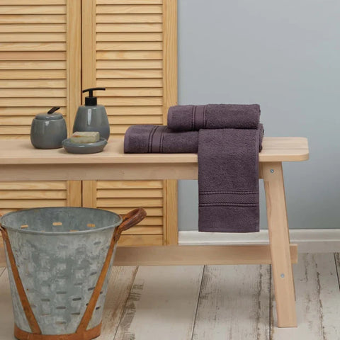 Karaca Home Daily Soft 100% Katoenen Handdoek 50x90 cm Antraciet