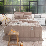 Karaca Home Motto Single Bed Cotton Comfort Set / Sleep Set Beige
 