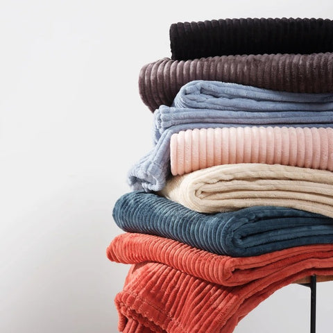 Karaca Home Joena Indigo Eenpersoons Deken