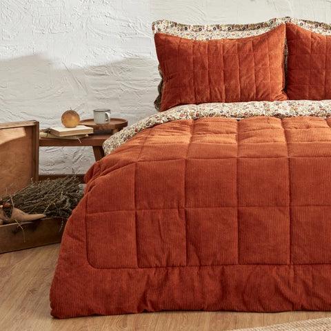 Karaca Home Celina Terracotta Double Daily Comfort Set/Slaap Set