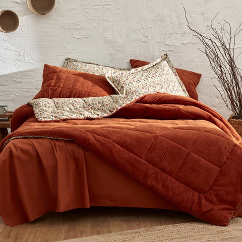Karaca Home Celina Terracotta Double Daily Comfort Set/Slaap Set